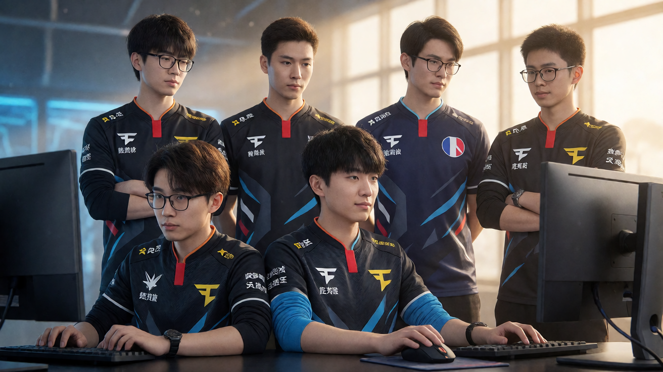 G2 Esports CS:GO战队选手合影